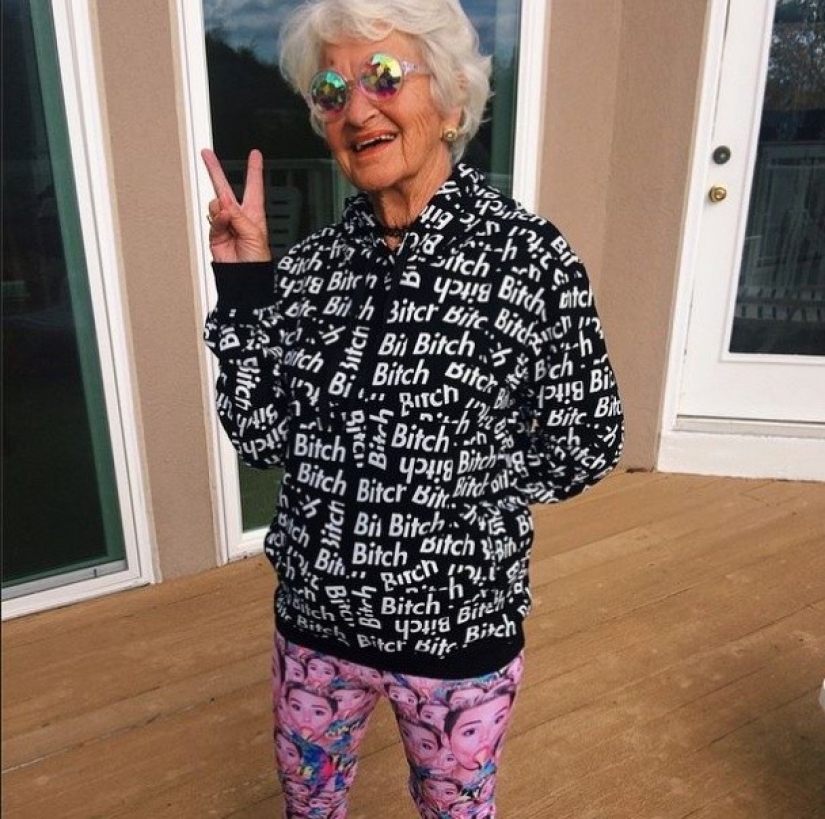 86-year-old 'cool' grandma posts crazy photos on Instagram
