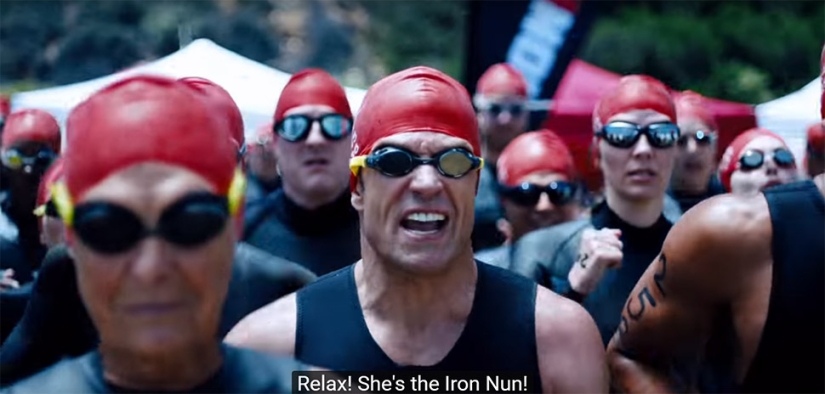 86-year-old triathlete nun starred in a Nike commercial