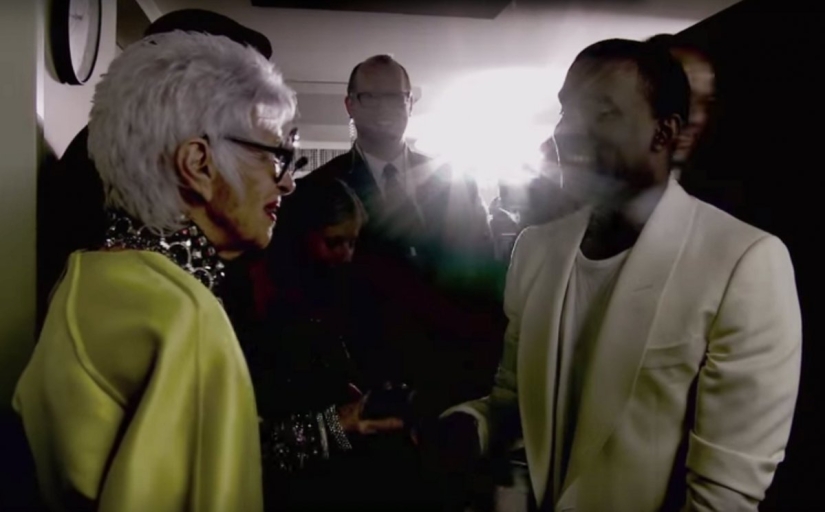 94-year-old old lady who works as a model