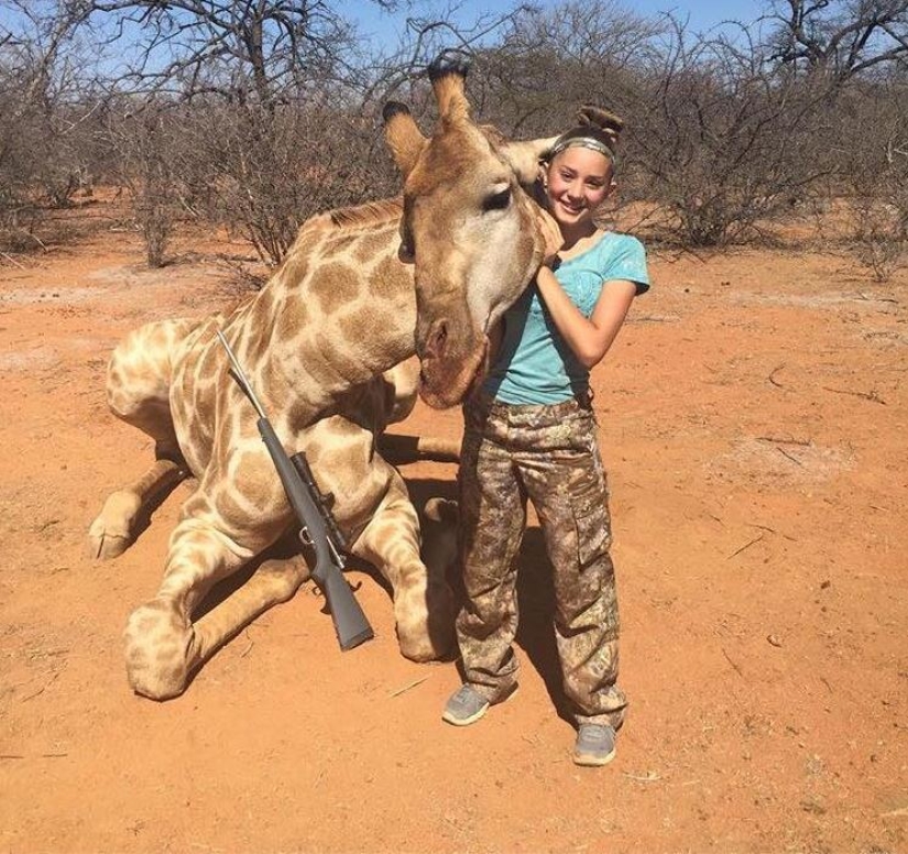 A 12-year-old girl who loves to kill animals A 12-year-old girl who loves to kill animals