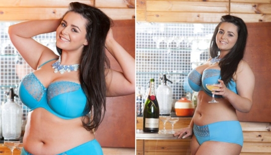 A 21-year-old police trainee has become the face of a lingerie brand for a big bust A 21-year-old police trainee has become the face of a lingerie brand for a big bust