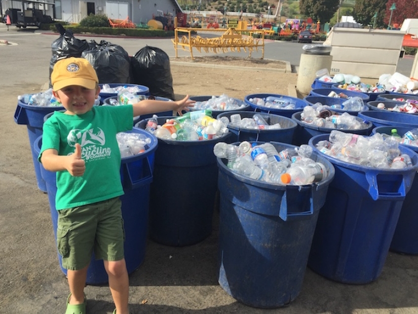 A 7-year-old boy founded a waste recycling company and has already earned $10,000 for college A 7-year-old boy founded a waste recycling company and has already earned $10,000 for college
