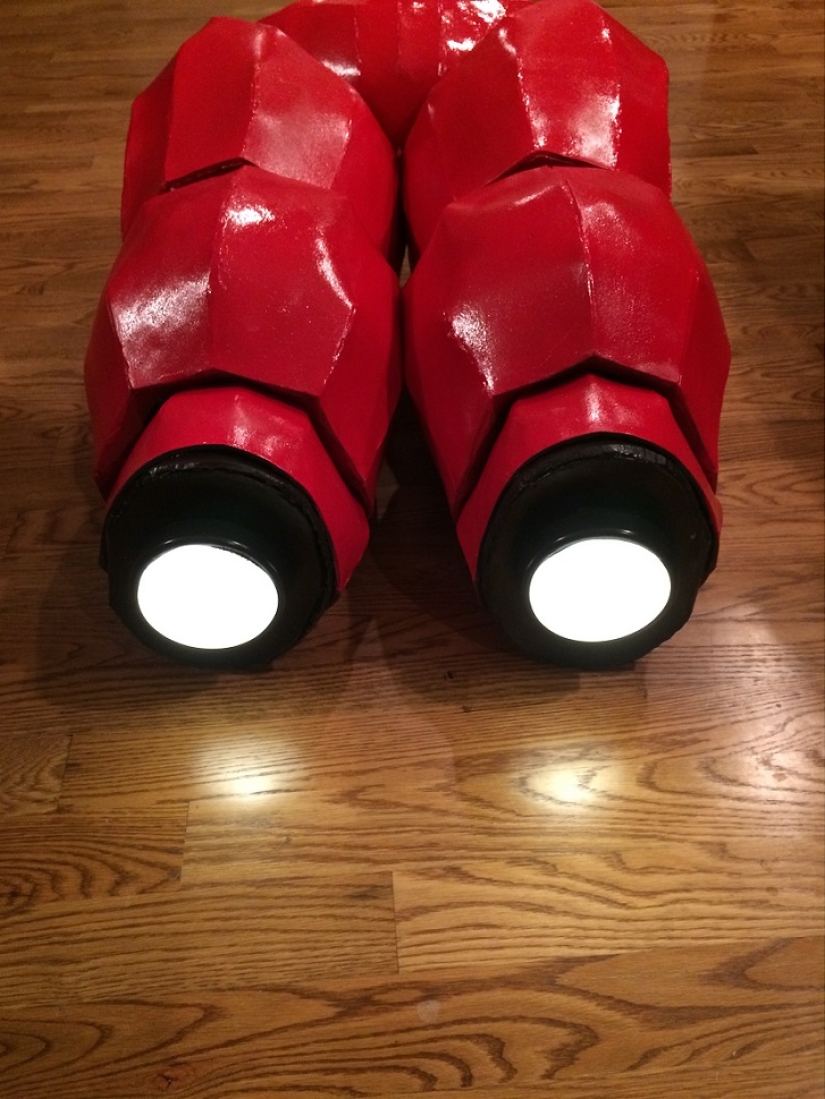 A father creates costumes for his son's wheelchair A father creates costumes for his son's wheelchair