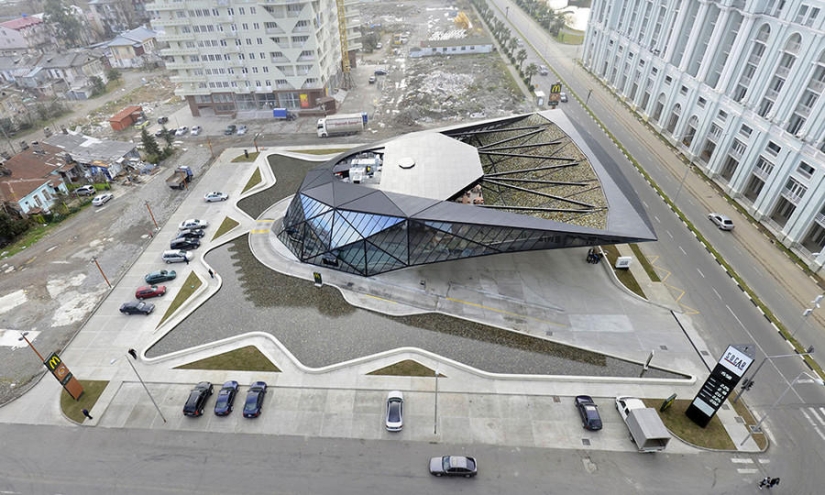 A futuristic McDonald's was built in Batumi