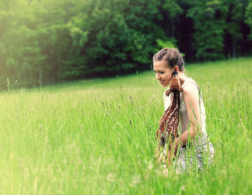 A girl and her deer - the story of an unusual pet