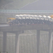 A hair's breadth from death