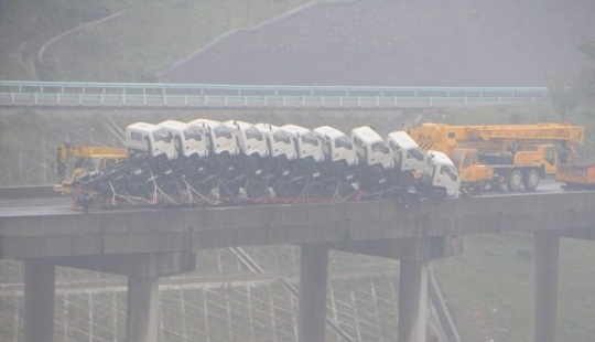 A hair's breadth from death