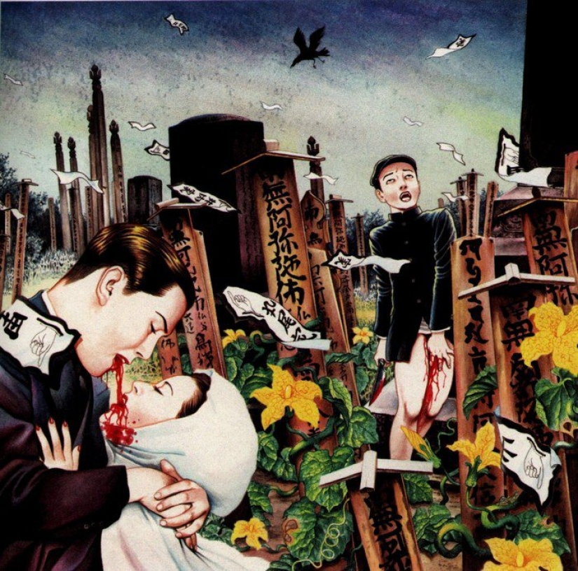 A Japanese illustrator whose work is so obscene that it is banned in his native country A Japanese illustrator whose work is so obscene that it is banned in his native country