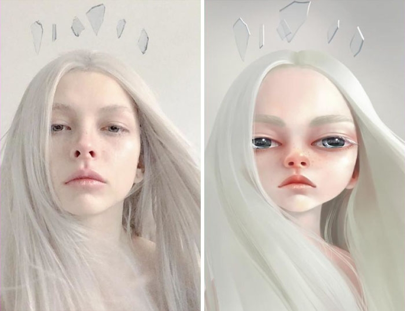 A lover of Disney and Pixar turns portraits of ordinary people into cartoons, and it's incredible! A lover of Disney and Pixar turns portraits of ordinary people into cartoons, and it's incredible!