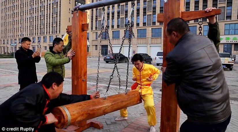 A man with steel balls is no longer a metaphor A man with steel balls is no longer a metaphor