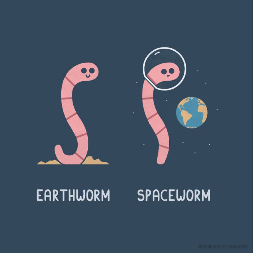 A Playful Twist Of Words: My Series Of 15 Punny Illustrations And Their Quirky Opposites