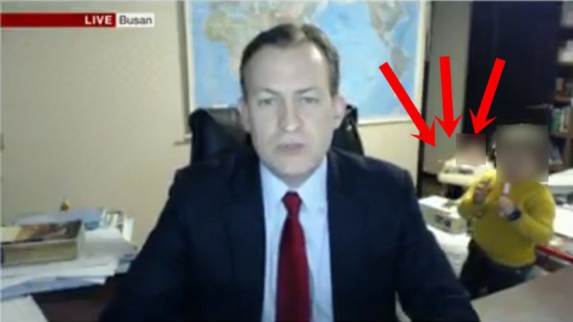 A professor from home gave an interview to the BBC, and his two children turned the video into a hit