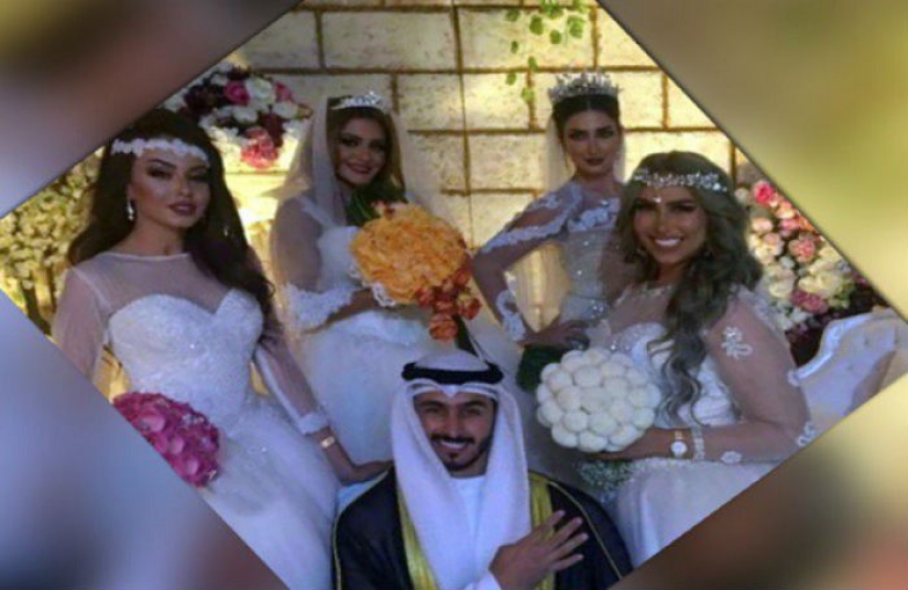 A resident of Kuwait married four girls at once to take revenge on his ex