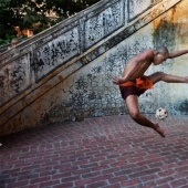 A series of photographs of the legendary Steve McCurry "The Power of the Game"