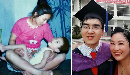 A single mother refused to leave her disabled son, and now he is a Harvard student