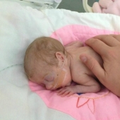 A touching story of a little baby