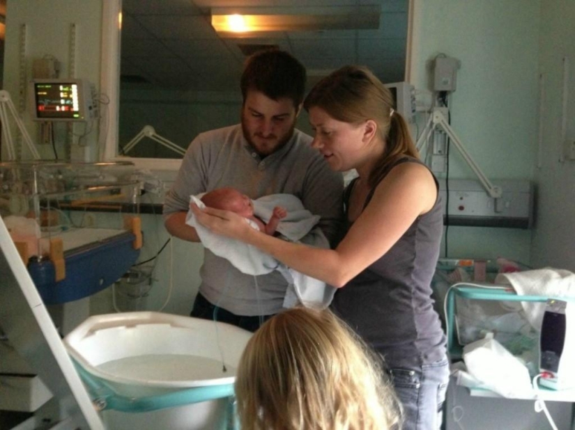 A touching story of a little baby