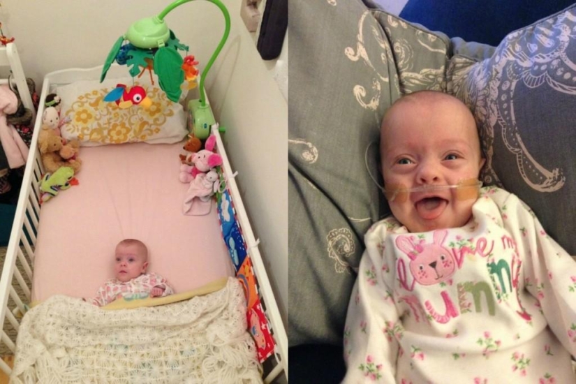 A touching story of a little baby