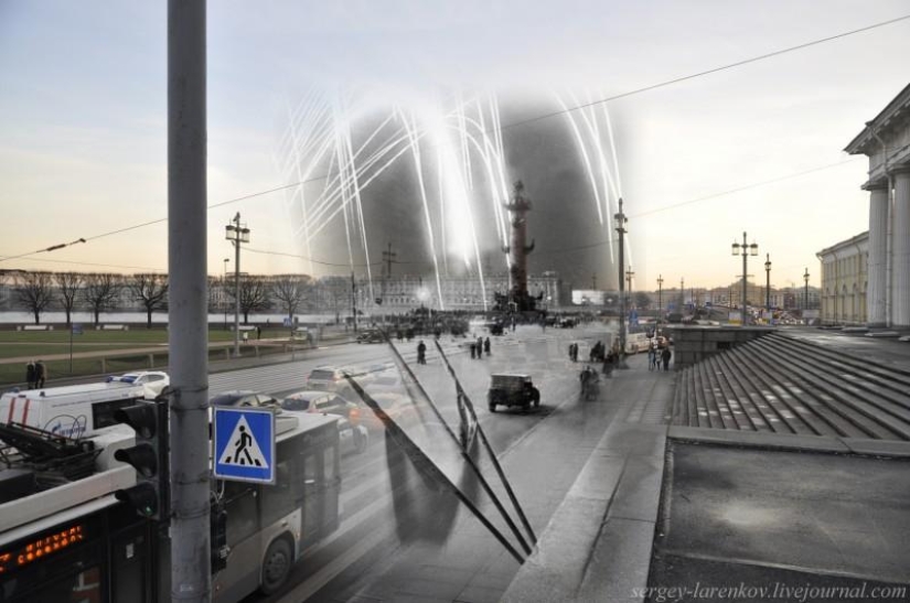 A través del tejido del tiempo: la liberación de Leningrado sitiada en 1944 en las calles de la moderna San Petersburgo
