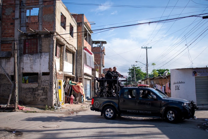 A walk through the dangerous favelas of Rio de Janeiro in the company of Brazilian special forces