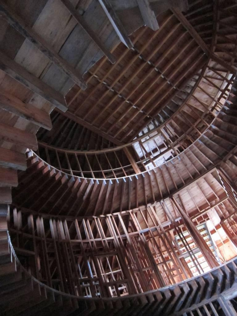Abandoned igloo hotel in Alaska
