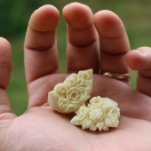 ¡Acabo de usar un cuchillo para tallarlos a mano!