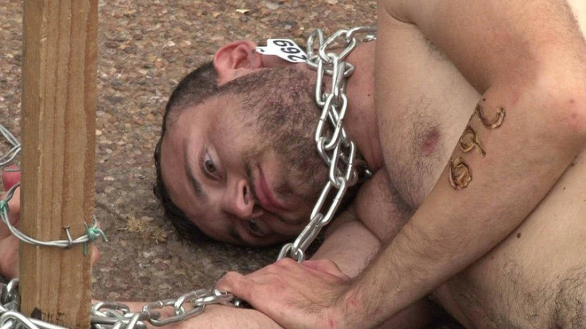 Activistas por los derechos de los animales se marcan a sí mismos con un hierro candente