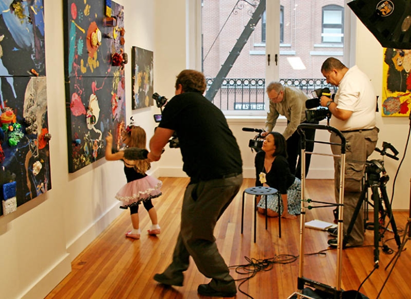 Aelita Andre es la artista más joven del mundo