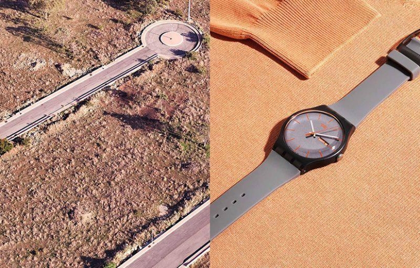 Aerial photography and fashion clothes go hand in hand