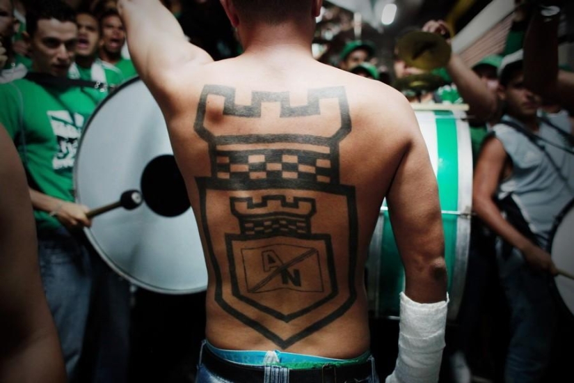 Aficionados al fútbol colombiano