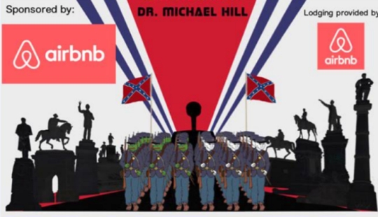 Airbnb service deleted the accounts of those who booked accommodation near the neo-Nazi rally Airbnb service deleted the accounts of those who booked accommodation near the neo-Nazi rally