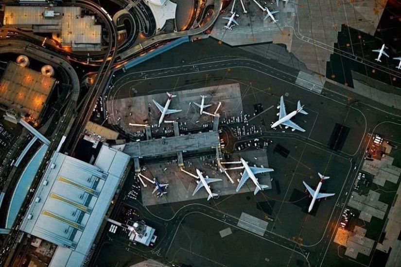 Airports from above