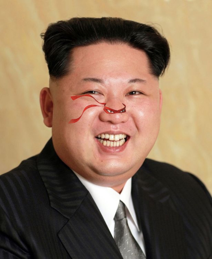 Alegre Kim Jong-un se convirtió en el héroe de Photoshop