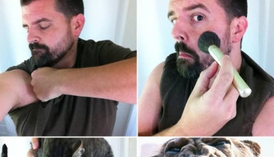 Almost looks like a new network trend #MakeupTransformation