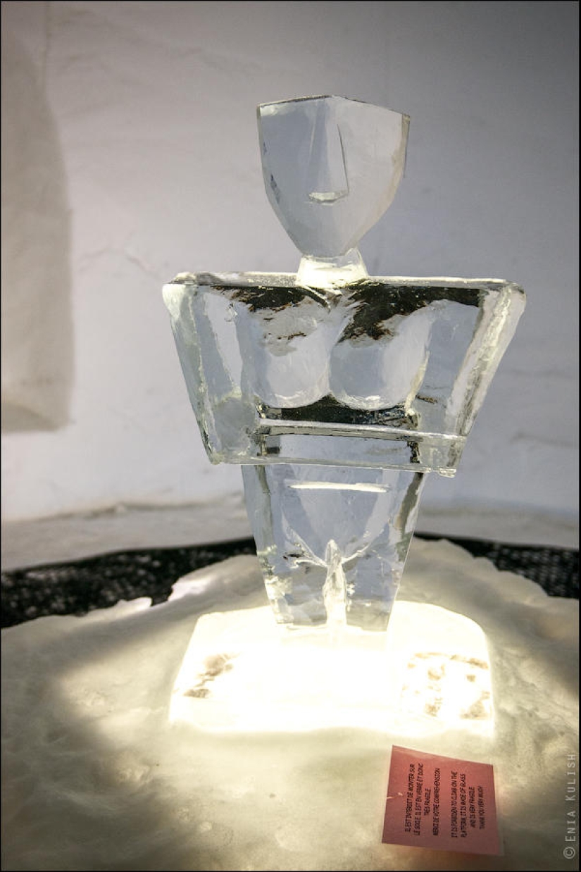 Alpes "a excepción de los esquís": cuevas de grutas de nieve