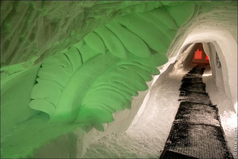 Alps "except for skis": Caves of the snow grotto