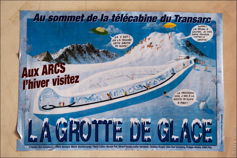 Alps "except for skis": Caves of the snow grotto