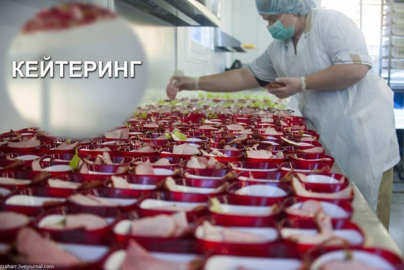 Alta cocina: catering en el aeropuerto de Koltsovo