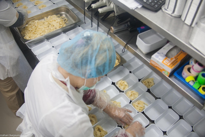 Alta cocina: catering en el aeropuerto de Koltsovo