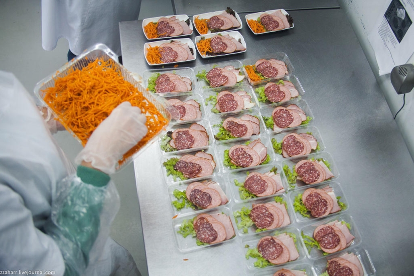 Alta cocina: catering en el aeropuerto de Koltsovo