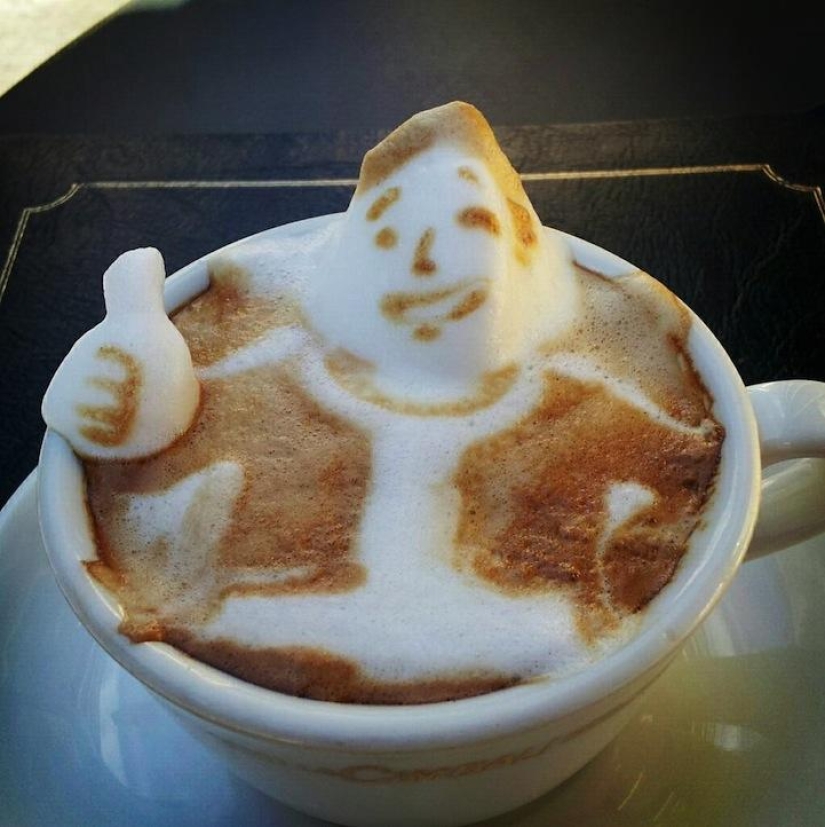 Amazing 3D Latte Drawings Amazing 3D Latte Drawings