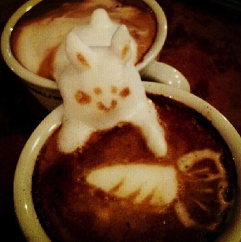 Amazing 3D Latte Drawings Amazing 3D Latte Drawings