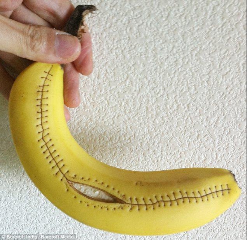Amazing drawings on bananas Amazing drawings on bananas