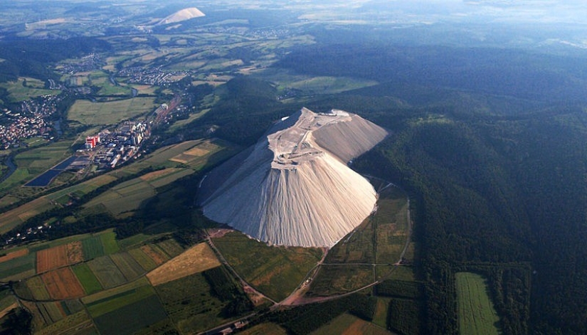 Amazing salt mountain in Germany