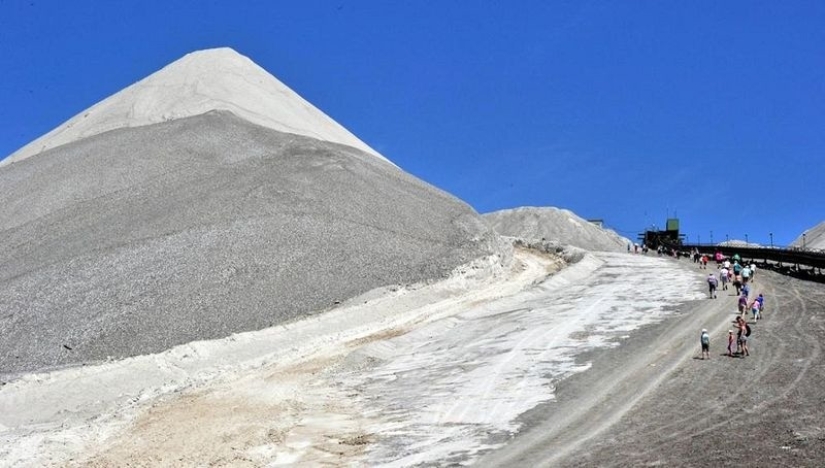 Amazing salt mountain in Germany