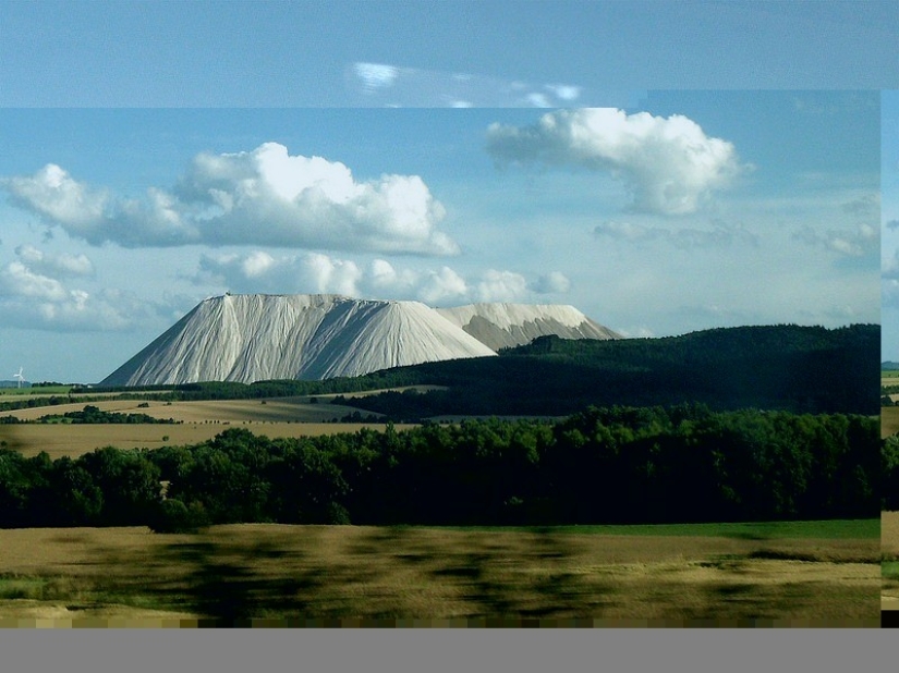 Amazing salt mountain in Germany