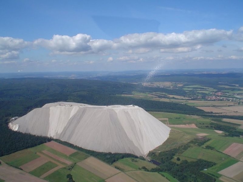 Amazing salt mountain in Germany