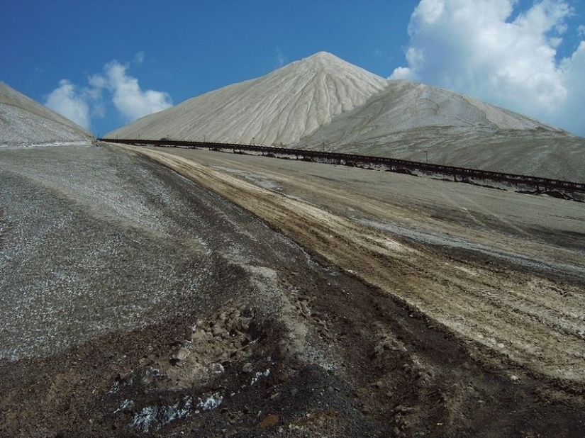 Amazing salt mountain in Germany
