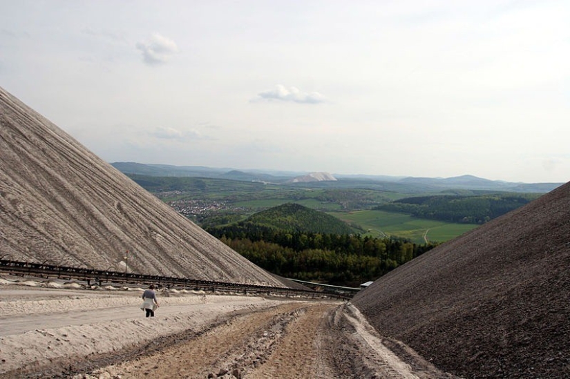 Amazing salt mountain in Germany