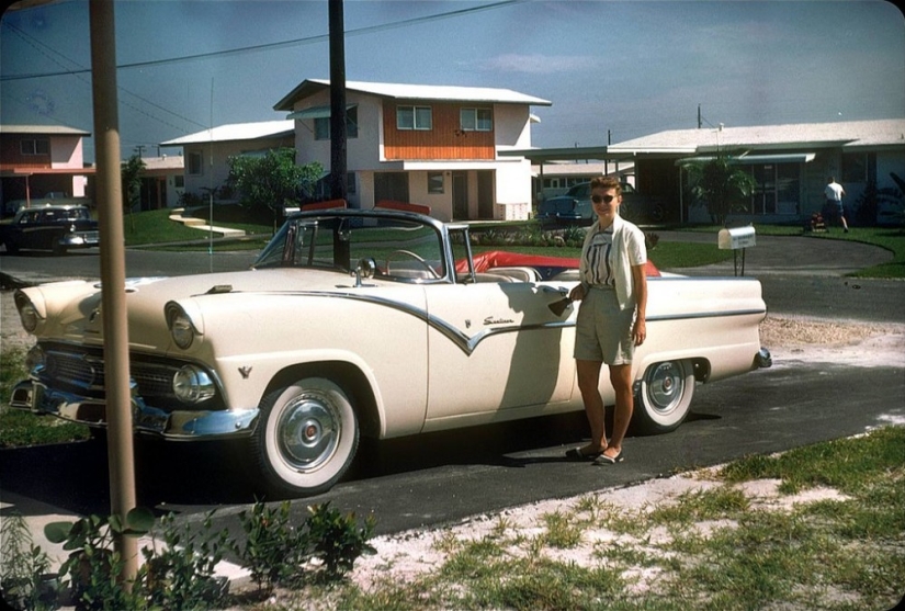 América años 50 en color